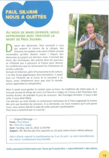 Hommage à Paul Silvani