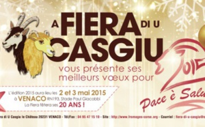 Les 2 et 3 mai 2015  A Fiera di u Casgiu  fêtera ses vingt ans !